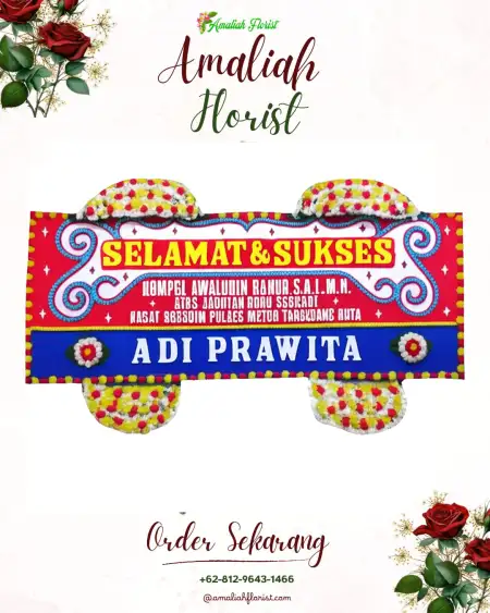 Papan Bunga Ucapan Selamat Loto